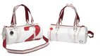 Sea lady sac à main polochon en toile à voile rouge 36x17x17 cm 5 litres