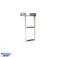 Echelle télescopique escamotable 2 marches et serrure - BKT72-250