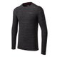 Tee shirt manches longues LS Crew Neck - Ash Melange - XL