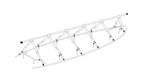 Cadre de couverture 14x4.2 m - 6 paires de jambes - 10464