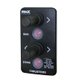 Panneau de commande à joystick double pour propulseur, noir