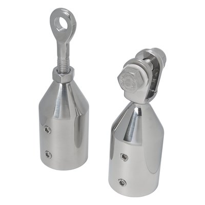 Électricité - NA - Kit de montage pour panneaux solaires sur poteau ( tube de 2m en 25mm avec 2 embouts) - 10667