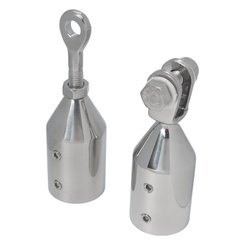 Électricité - NA - Kit de montage pour panneaux solaires sur poteau ( tube de 2m en 25mm avec 2 embouts) - 10667