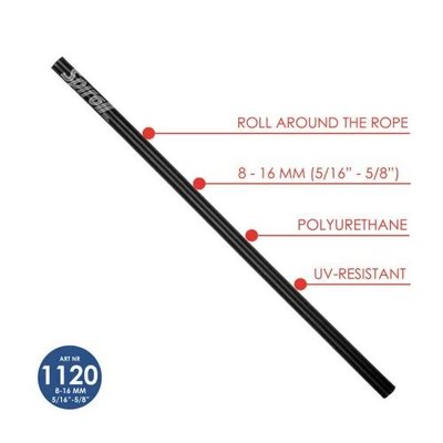 Mouillage - NA - Protection anti-frottement Noir pour amarres taille S ( Cordage 8-16mm - Longueur 410mm)