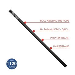 Mouillage - NA - Protection anti-frottement Noir pour amarres taille S ( Cordage 8-16mm - Longueur 410mm)