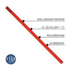Mouillage - NA - Protection anti-frottement Orange pour amarres taille L (Cordage 16-25mm - Longueur 620mm)