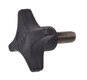 Bouton étoile en plastique M8x35 mm - 11703