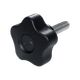 Bouton étoile en plastique M8x28 mm - 11705