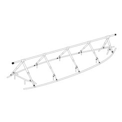 Mouillage - NA - Cadre de couverture 11x3.7 m - 5 paires de jambes - 10436
