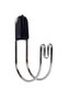 Pivotion Crochet de fixation noir 85x140mm - 40847 / PIV500490