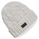 Bonnet flottant en maille torsadée - Stone