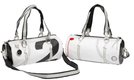 Sea lady sac à main polochon en toile à voile noir 36x17x17 cm 5 litres