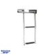 Echelle télescopique escamotable 2 marches et serrure - BKT72