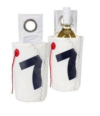 Équipage - NA - Sea cool rafraichisseur à vin en toile à voile et œillet de suspension marine
