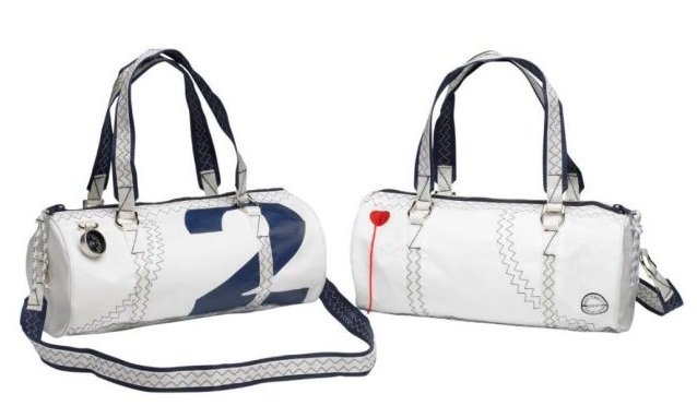 Équipage - NA - Sea lady sac à main polochon en toile à voile marine 36x17x17 cm 5 litres