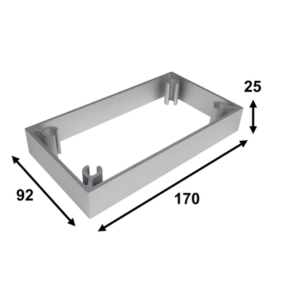 Vie à bord - NA - Support d'extension pour plaque de montage Lagun argent - 30850