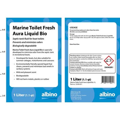 Eau à bord - NA - Anti odeur bio pour système de toilettes 1l