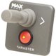 Panneau de commande à joystick simple pour propulseur, gris