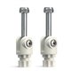Fixation rame dame de nage Rowlock - Blanc - Paire