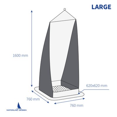 Vie à bord - NA - Cabin Breeze avec moustiquaire pour panneau de pont Large 60x60cm - WLD1821