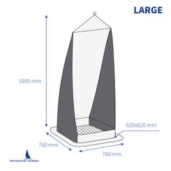 Vie à bord - NA - Cabin Breeze avec moustiquaire pour panneau de pont Large 60x60cm - WLD1821