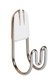 Pivotion Crochet de fixation blanc 50x100mm - 40841 / PIV500484