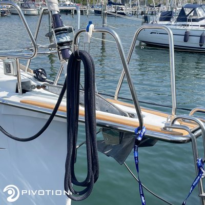 Vie à bord - NA - Pivotion RailGrip blanc/bleu - 40801 / PIV500574