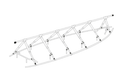 Cadre de couverture 12x4.2 m - 6 paires de jambes - 10446