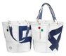 Sea girl sac shopping en toile à voile marine 51x17x41 cm 16 litres
