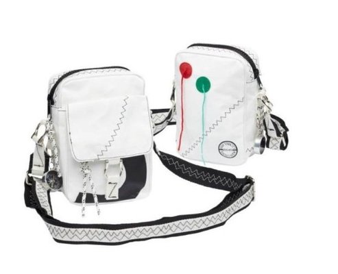 Équipage - NA - Sea pearl sac à bandoulière compact en toile à voile marine 15x8x22cm 12 litres