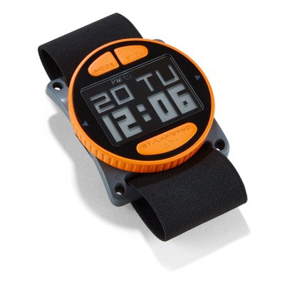 Équipage - NA - Montre Timer - Black/Orange
