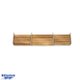 Plateforme de bain en teck partie médiane flexible 1750-2600x600mm - PM2606030