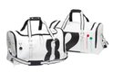 Sea lord sac week-end en toile à voile et compartiment étanche noir 60x31x37 cm 60 litres