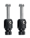 Fixation rame dame de nage Rowlock - Noir - Paire