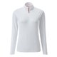 Tee shirt manches longues col zippé femme UV Tec - White - 12
