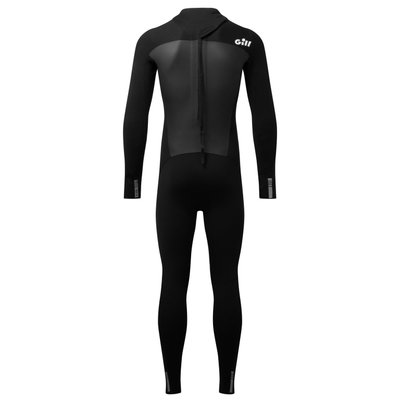 Équipage - NA - Combinaison Pursuit 4/3mm zip dorsal - Black - S