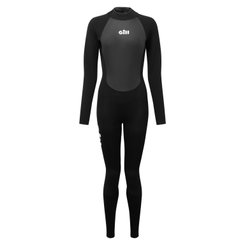 Équipage - NA - Combinaison femme Pursuit 4/3mm zip dorsal - Black - 12