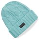 Bonnet flottant en maille torsadée - Marine Blue