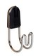 Pivotion Crochet de fixation noir 50x100mm - 40843 / PIV500486