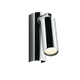 Pan 1W - avec interrupteur finition chrome poli