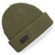 Bonnet flottant tricoté - Olive