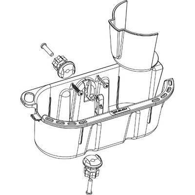 Vie à bord - NA - Panier de rangement StowPod seul - Blanc