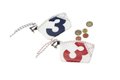 Portefeuille Sea Key - Porte-clés sailcloth -fermeture éclair et bague - Marine