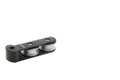 Boite à réas asymétrique de 2 réas en aluminium Ø50mm