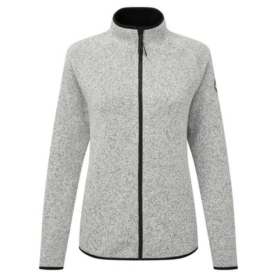 Équipage - NA - Womens Knit Fleece Jacket - Grey Marl - 3XL