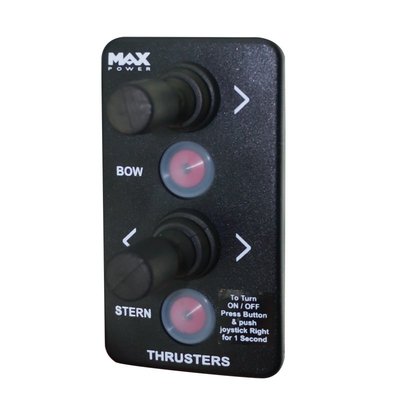 Mouillage - NA - Panneau de commande à joystick double pour propulseur, noir