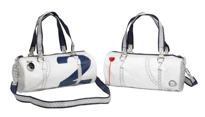 Équipage - NA - Sea lady sac à main polochon en toile à voile bleu royal 36x17x17 cm 5 litres