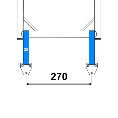 Mouillage - NA - Echelle nervurée tube Ø500 - RIB500