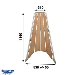 Mouillage - NA - Delphinière pour bateaux 26'-35' tube 32 mm, - GPT100