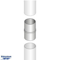 Mouillage - NA - Tube de jonction pour mât radar 80 mm - RA101
